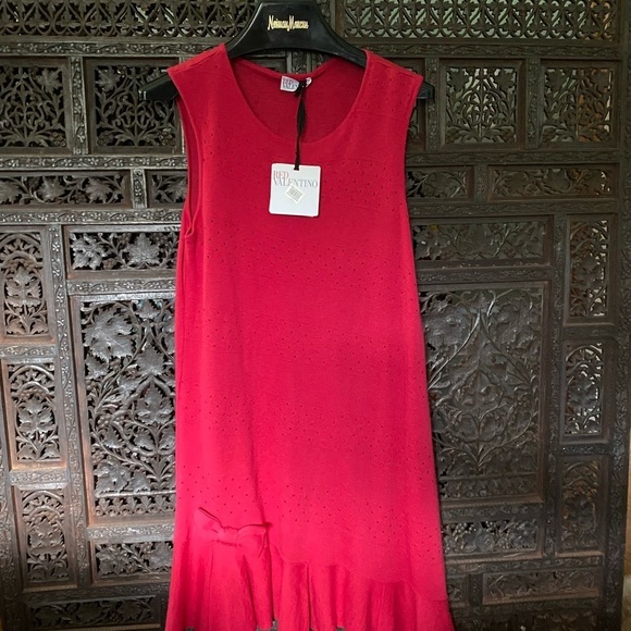 RED Valentino Dresses & Skirts - Red Valentino Red Wool dress NWT size L